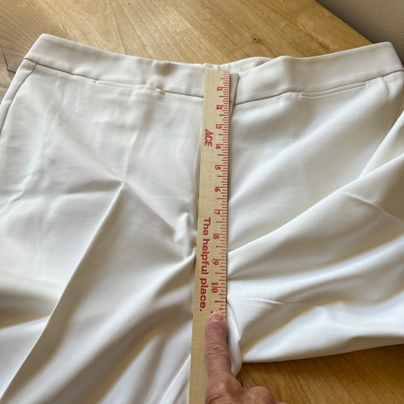 NORDSTROM COLLECTION PANTS 14 COTTON NYLON COASTAL GRANDMA CLASSIC SUMMER DRESSY - Picture 6 of 10